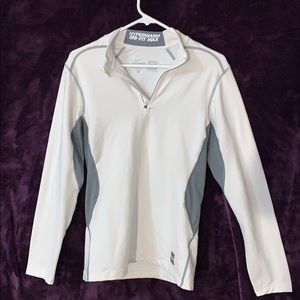 Nike long sleeve quarter zip workout top